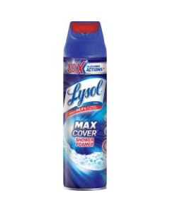 Lysol Max Foamer Bathroom Cleaner - Aerosol - 19 fl oz (0.6 quart) - Fresh Scent - 12 / Carton - Clear