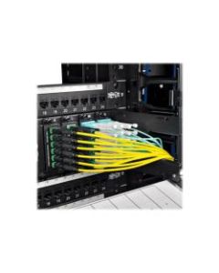 Tripp Lite MTP/MPO (APC) Singlemode Patch Cable (F/F), 12 Fiber, 40/100 GbE, QSFP+ 40GBASE-PLR4, Plenum, Push/Pull Tab, Yellow, 5 m (16 ft.) - Patch cable - MTP/MPO single-mode (F) to MTP/MPO single-mode (F)  - yellow