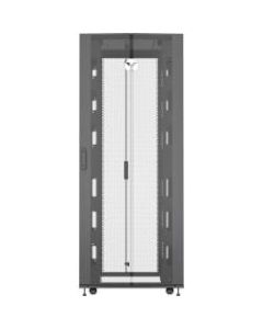 Vertiv VR Rack - 42U Server Rack Enclosure, 600x1200mm, 19-inch Cabinet (VR3300) - 2000x600x1200mm (HxWxD), 77% perforated doors, Sides, Casters