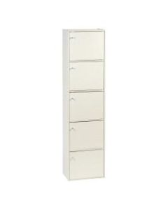IRIS Yama 5-Door Shelf, White