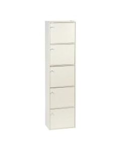 IRIS Yama 5-Door Shelf, White