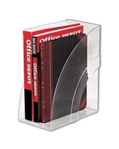 Optimizers Deluxe Plastic Magazine Rack, 5 1/4 x 9 x 11 1/8, Clear