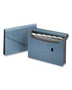 Pendaflex 7-Pocket Poly Expanding File, 9 1 1/6in x 13 1/2in, Blue