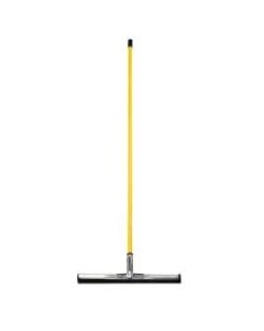 Alpine Heavy-Duty Dual Moss Floor Squeegee With Handle, 18in x 50in, Yellow