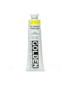 Golden Heavy Body Acrylic Paint, 2 Oz, Cadmium Yellow Light (CP)