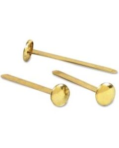 ACCO Round-Head Solid Brass Fasteners, No. 7R, 2in, Box Of 100