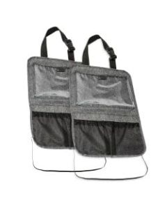 Honey Can Do Hanging Backseat Organizers, Gray, Pack Of 2