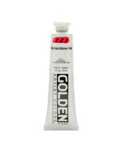 Golden Heavy Body Acrylic Paint, 2 Oz, Quinacridone Red
