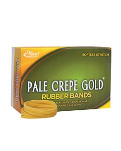Alliance Pale Crepe Gold Rubber Bands, #32, 3in x 1/8in, 1 Lb, Box Of 1,100