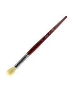 Silver Brush Mop Paint Brush, Size 12, Round Bristle, Goat Hair, Dark Red