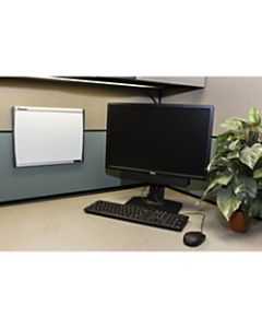 SKILCRAFT Cubicle Magnetic Dry-Erase Whiteboard, 14in x 11in, Aluminum Frame With Silver Finish (AbilityOne 7110 01 622 2132)