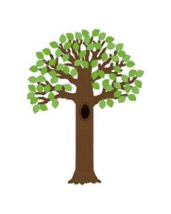 Teacher Created Resources Big Tree With Polka Dot Leaves Bulletin Board Set, Multicolor