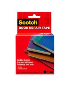 Scotch 845 Book Tape, 2in x 540in, Clear
