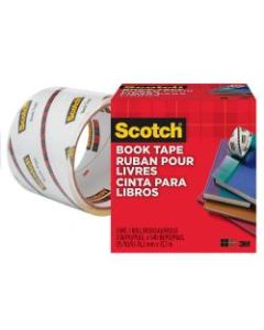 Scotch 845 Book Tape, 3in x 540in, Clear
