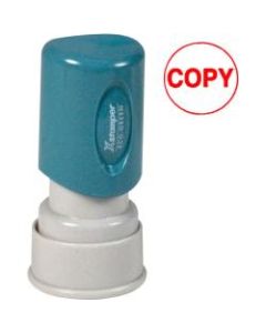 Xstamper One-Color Specialty Stamp, Round, "Copy", Red