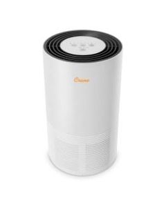 Crane True HEPA Air Purifier with Germicidal UV Light, 300 Sq Ft. Coverage, 9 1/2in x 9 1/2in x 15 1/3in, White