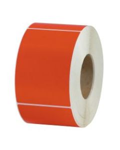 Office Depot Brand Colored Rectangle Thermal Transfer Labels, THL130RD, 4in x 6in, Red, 1,000 Labels Per Roll, Pack Of 4 Rolls