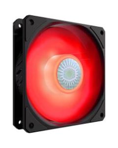 Cooler Master SickleFlow Cooling Fan - 4.72in Maximum Fan Diameter - 463.8 gal/min Maximum Airflow - 1800 rpm - 27 dB(A) Noise - Rifle Bearing - 4-pin PWM - Red LED - Case, Cooling System, Chassis - 18.3 Year Life