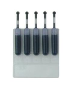 Xstamper Preinked Stamps Ink Cartridge Refills - 5 / Pack - Black Ink - 0.17 fl oz