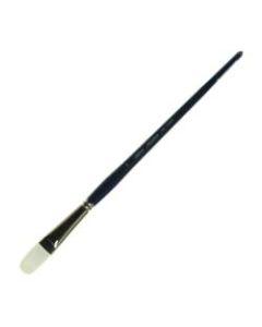 Silver Brush Bristlon Series Paint Brush, Size 12, Filbert Bristle, Hog Hair, Green