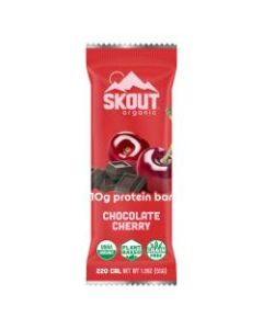 Skout Backcountry Dark Chocolate Cherry Protein Bars, 1.9 Oz, Box Of 12 Bars