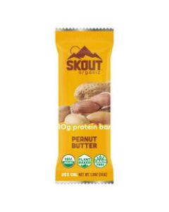Skout Backcountry Peanut Butter Protein Bars, 1.9 Oz, Box Of 12 Bars