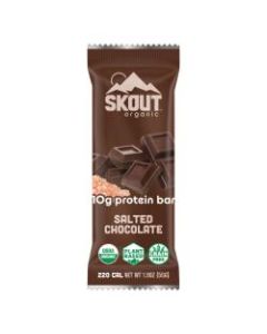 Skout Backcountry Dark Chocolate And Pink Salt Protein Bars, 1.9 Oz, Box Of 12 Bars