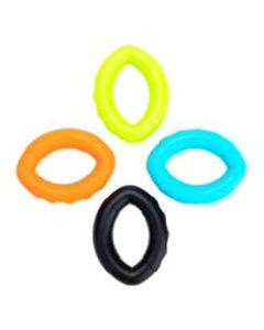 Mind Reader 4-Piece Hand Grip Strengthener Set, Assorted Colors