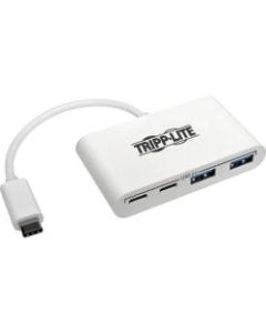 Tripp Lite 4-Port USB 3.1 Gen 1 Portable Hub USB-C to x2 USB-A and x2 USB-C - USB Type C - External - 4 USB Port(s) - 2 USB 3.0 Port(s) - 2 USB 3.1 Port(s)