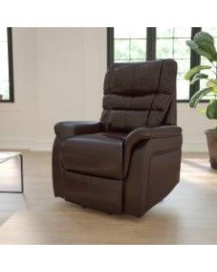 Flash Furniture Hercules Remote Powered Lift Assist Recliner, Brown