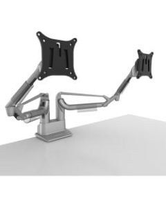 Kanto DMS2000S Desk Mount for Monitor - Silver - Yes - 2 Display(s) Supported - 32in Screen Support - 36.38 lb Load Capacity - 75 x 75, 100 x 100 VESA Standard - 1