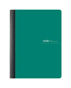 Office Depot Brand Poly Composition Book, 7 1/2in x 9 3/4in, Wide Ruled, 160 Pages (80 Sheets), Green