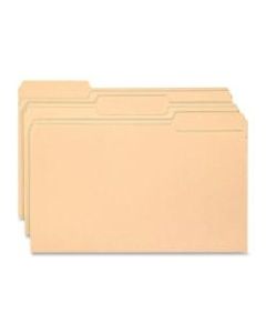 Smead Folders With Antimicrobial Protection, Legal Size, 1/3 Cut, Manila, Box Of 100