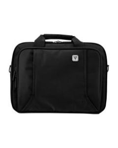 V7 Professional Frontloader Laptop Case - Notebook carrying case - 16in - black