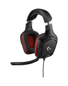 Logitech G332 Gaming Headset - Stereo - Mini-phone (3.5mm) - Wired - 5 Kilo Ohm - 20 Hz - 20 kHz - Over-the-head - Binaural - Circumaural - 6.56 ft Cable - Cardioid, Uni-directional Microphone - Black