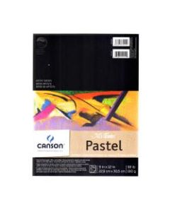 Canson Mi-Teintes Pastel Pad, 9in x 12in, Assorted, 24 Sheets Per Pad