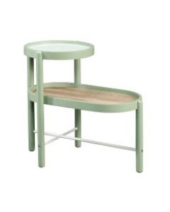 Sauder Anda Norr Side Table, 21-3/4inH x 15inW x 25-1/8inD, Sage Green