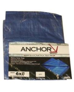 Multiple Use Tarp, 20 ft Long, 10 ft Wide, Polyethylene, Blue