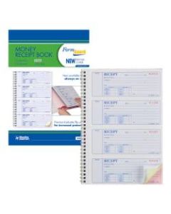 Rediform Prestige Money Receipt Book, 3 Part Carbonless, 7 5/8in x 8 1/2in, Set Of 100