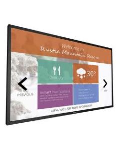 Philips Signage Solutions Multi-Touch FHD LED Monitor, 54.64in, VESA Mount, 55BDL4051T