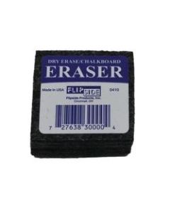 Flipside Student Erasers, 2inH x 2inW x 1inD, Black, 12 Erasers Per Class Pack, Pack Of 2 Class Packs