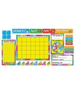 Trend Year-Around Calendar Unframed Bulletin Board Set, 17 1/2in x 23 1/4in, White