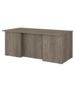 Bush Business Furniture Office 500 72inW Executive Desk, Modern Hickory, Standard Delivery