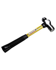 Classic Ball Pein Hammer, Fiberglass Handle, 11 in, Carbon Steel 8 oz Head