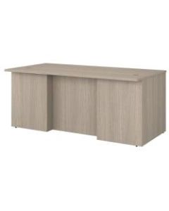 Bush Business Furniture Office 500 72inW Executive Desk, Sand Oak, Standard Delivery