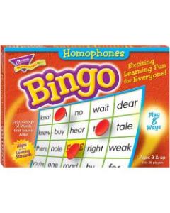 Trend Homonyms Bingo Game