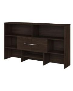 Bush Business Furniture Office 500 72inW Desk Hutch, Black Walnut, Standard Delivery
