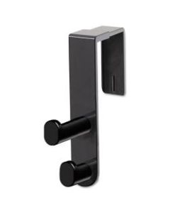 Safco Coat Hook, 7 3/4inH x 1 3/4inW x 6 1/2inD, Black