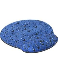 Allsop Memory Foam Mouse Pad, 0.25inH x 9.75inW x 11.5inD, Raindrop Blue