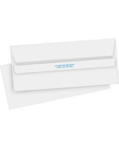 Business Source No. 10 Self-seal Invoice Envelopes - Business - #10 - 4 1/8in Width x 9 1/2in Length - 24 lb - Self-sealing - 500 / Box - White